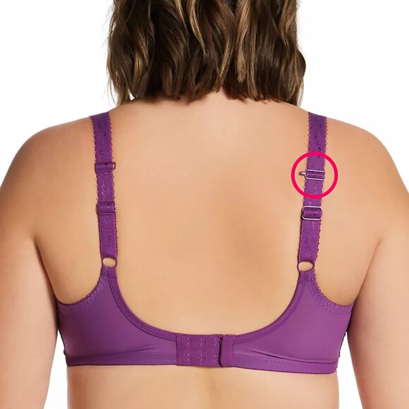 Elomi Women's Charley Purple Stretch Plunge Bra- Size 38K- New! - Picture 11 of 11